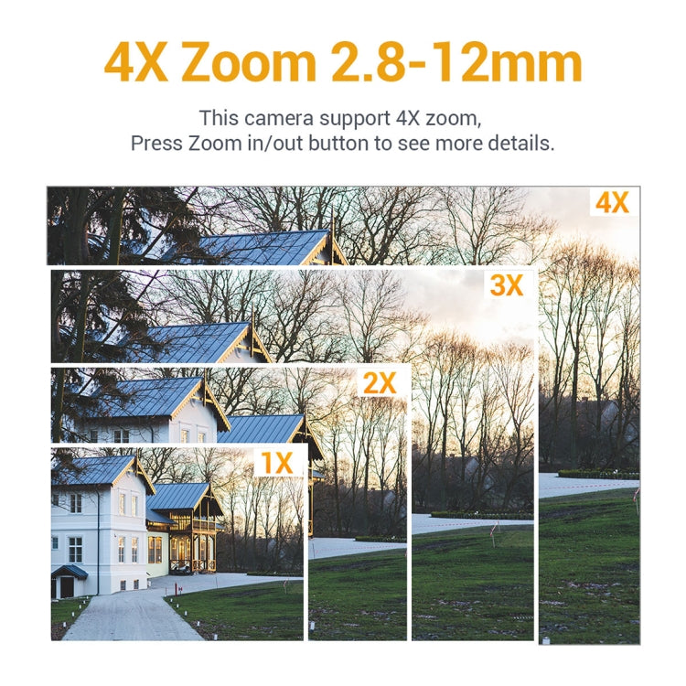 ESCAM Q5068 H.265 5MP Pan / Tilt / 4X Zoom WiFi Waterproof IP Camera, Support ONVIF Two Way Talk & Night Vision, AU Plug, EU Plug, AU Plug, UK Plug, US Plug ESCAM Q5068 H.265 5MP Pan / Tilt / 4X Zoom WiFi Waterproof IP Camera, Support ONVIF Two Way Talk & Night Vision, AU Plug, EU Plug, AU Plug, UK Plug, US Plug